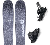Pack sci alpinismo Line Pandora 99 Grey/multi 26 + Attacchi Sci - Grigio / Rosso / Bianco - Größe 184 - 2026