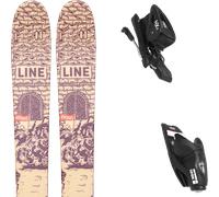 Pack sci Line Ruckus Multi 26 + Attacchi Sci - Rosso / Marrone / Beige - Größe 145 - 2026