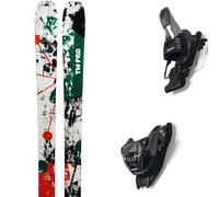 Pack sci Line Tom Wallisch Pro Design 27 + Attacchi Sci - Grigio / Rosso / Verde - Größe 178 - 2027