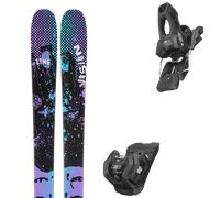 Pack sci Line Vision 96 Black/purple 25 + Attacchi Sci - Viola / Nero - Größe 184 - 2025