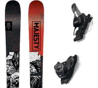 Pack sci Majesty Dirty Bear Pro Black/red 26 + Attacchi Sci - Nero - Größe 181 - 2026