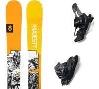 Pack sci alpinismo Majesty Dirty Bear Xl 24 + Attacchi Sci - Giallo / Nero / Bianco - Größe 174 - 2024