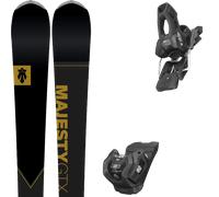 Pack sci Majesty Gtx Black 25 + Attacchi Sci - Nero / Marrone - Größe 165 - 2025