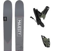 Pack sci alpinismo Majesty Havoc Ti 24 + Attacchi Sci - Viola / Grigio / Bianco - Größe 191 - 2024