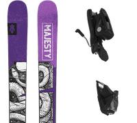 Pack sci Majesty Vesper 25 + Attacchi Sci - Viola / Nero / Bianco - Größe 160 - 2025