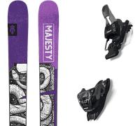Pack sci Majesty Vesper 25 + Attacchi Sci - Viola / Nero / Bianco - Größe 166 - 2025