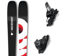 Pack sci Movement Fly 90 Black/white/red 25 + Attacchi Sci - Nero / Bianco / Rosso - Größe 178 - 2025