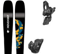 Pack sci Movement Fly 95 24 + Attacchi Sci - Nero / Blu / Arancione - Größe 170 - 2024