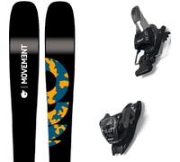 Pack sci Movement Fly 95 24 + Attacchi Sci - Nero / Blu / Arancione - Größe 170 - 2024