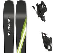 Pack sci Movement Go 90 Jr 24 + Attacchi Sci - Nero / Verde / Bianco - Größe 146 - 2024