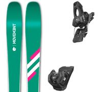 Pack sci alpinismo Movement Logic 86 W 24 + Attacchi Sci - Verde / Bianco / Rosa - Größe 161 - 2024