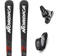 Pack sci Nordica Dobermann Combi Pro S Anthracite/red+j7.0 Fdt 27 - Nero / Rosso - Größe 130 - 2027