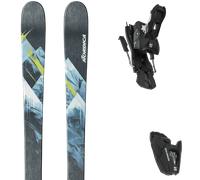 Pack sci Nordica Enforcer 80s Black/lime/blue 26 + Attacchi Sci - Nero / Blu / Bianco - Größe 140 - 2026