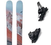 Pack sci Nordica Santa Ana 102 Blue/rust 25 + Attacchi Sci - Rosso / Nero / Blu - Größe 167 - 2025