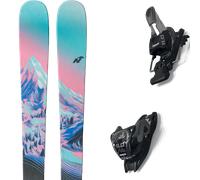Pack sci Nordica Santa Ana 82 Light Blue/coral/night Blue 27 + Attacchi Sci - Blu / Nero / Rosa - Größe 173 - 2027