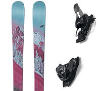 Pack sci Nordica Santa Ana 87 25 + Attacchi Sci - Blu / Nero / Viola - Größe 173 - 2025