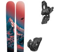 Pack sci Nordica Santa Ana 87 Corail/blue/black 26 + Attacchi Sci - Arancione / Nero / Blu - Größe 173 - 2026
