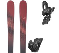 Nordica - Sci da scialpinismo - Santa Ana 88 Unlimited (Flat) Lilla/Grigio per Donne, in Legno - Marrone Marrone 165 cm