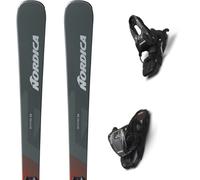 Pack sci Nordica Spitfire Ca Grey Green/red/silver+tp2comp10 Fdt 26 - Nero / Rosso - Größe 162 - 2026