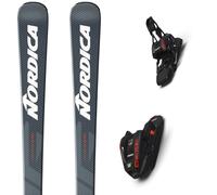 Pack sci Nordica Spitfire Dc 68 Pro Grey Blue/white+comp12 Fdt 26 - Grigio / Bianco / Rosso - Größe 170 - 2026