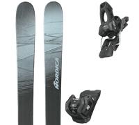 Pack sci Nordica Unleashed 108 Silver/blk/rust 24 + Attacchi Sci - Nero / Grigio / Marrone - Größe 180 - 2024