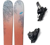 Pack sci Nordica Unleashed 108 W Orange/lilas 24 + Attacchi Sci - Arancione / Rosa / Viola - Größe 162 - 2024