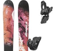 Pack sci alpinismo Nordica Unleashed 114 Oilslick/orange 26 + Attacchi Sci - Nero / Multicolore - Größe 191 - 2026