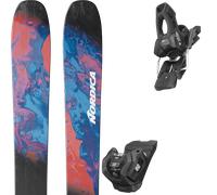Pack sci Nordica Unleashed 120 Oilslick/red 26 + Attacchi Sci - Nero / Blu / Arancione - Größe 180 - 2026