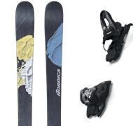 Pack sci Nordica Unleashed 90 Blue/blue/yellow 25 + Attacchi Sci - Blu / Nero / Giallo - Größe 144 - 2025