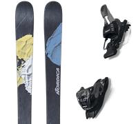 Pack sci Nordica Unleashed 90 Blue/blue/yellow 25 + Attacchi Sci - Blu / Nero / Giallo - Größe 174 - 2025
