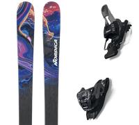 Pack sci Nordica Unleashed 98 Purple/blue 27 + Attacchi Sci - Nero / Multicolore - Größe 174 - 2027
