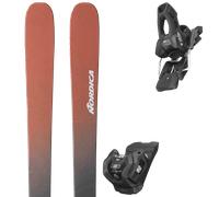 Pack sci Nordica Unlimited 94 Red/silver 26 + Attacchi Sci - Rosso / Nero - Größe 179 - 2026
