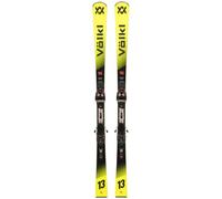 Volkl - Set sci da pista - Racetiger SL + rMotion-T 12 Red 2027 in Legno - Taglia 165 cm - Giallo