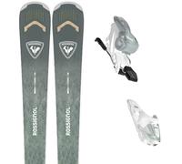 Pack sci Rossignol Arcade W 82 Grey/almond + Xpress W 11 Gw White/almond 27 - Grigio / Verde - Größe 160 - 2027
