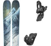 Pack sci alpinismo Rossignol Blackops W 98 24 + Attacchi Sci - Blu - Größe 170 - 2024