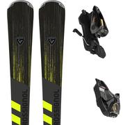 Pack sci Rossignol Forza 50 V-cam + Nx 12 Konect Gw B80 Black Gold 25 - Grigio / Giallo - Größe 157 - 2025