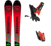 Pack sci Rossignol Hero Athlete Fis Sl Factory 165 R22 + Spx 15 Rockerace Hot Red 26 - Nero / Rosso - Größe 165 - 2026