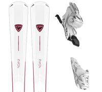 Pack sci Rossignol Nova 2 + Xpress W 10 Gw B83 White Sparkle 25 - Bianco / Viola - Größe 146 - 2025