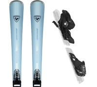 Pack sci Rossignol Nova 4 White/silver + Xpress W 10 Gw B83 27 - Blu / Bianco - Größe 146 - 2027