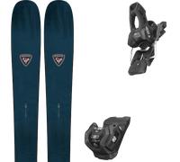 Pack sci Rossignol Rallybird 92 24 + Attacchi Sci - Blu / Rosa - Größe 154 - 2024