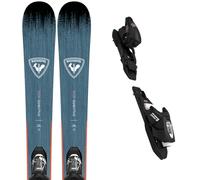 Pack sci Rossignol Rallybird Jr Blue/pink + Kid 4 Gw Black 25 - Blu - Größe 116 - 2025