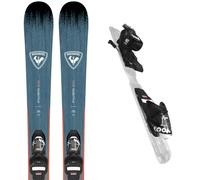 Pack sci Rossignol Rallybird Jr Blue/pink + Xpress 7 Gw Black 25 - Blu - Größe 128 - 2026
