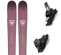 Pack sci Rossignol Rallybird Soul 92 26 + Attacchi Sci - Viola / Nero - Größe 166 - 2026