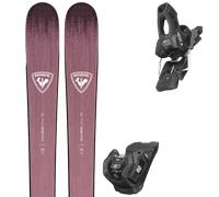 Pack sci Rossignol Rallybird Soul 92 26 + Attacchi Sci - Viola / Nero - Größe 166 - 2026