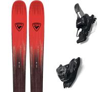 Pack sci Rossignol Soul 92 Black/red 27 + Attacchi Sci - Rosso / Nero - Größe 174 - 2027