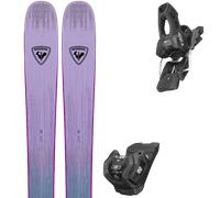 Pack sci Rossignol Soul W 102 Black/purple/blue 27 + Attacchi Sci - Viola / Verde - Größe 172 - 2027