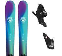 Pack sci Rossignol Trixie Pro Purple/blue + Xpress 10 Gw Black 25 - Blu / Verde / Viola - Größe 148 - 2025