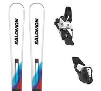 Pack sci Salomon Addikt White/neonbl/red + E Mi12 Gw Wht/black/black 26 - Bianco / Blu - Größe 163 - 2026
