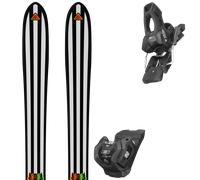 Pack sci Salomon Départ 1.0 Black/white 26 + Attacchi Sci - Nero / Bianco - Größe 170 - 2026