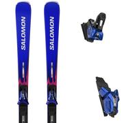 Pack sci Salomon Equipe Sl 12 + I12 Gw Race Blue/equipe Red/silver 27 - Blu - Größe 160 - 2027